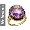 Image 1 : 10.70 ct Amethyst & Sapphire Ring 14kt Gold