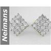 Image 1 : 1.12 ct Diamond Earrings 14kt Gold