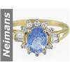 Image 1 : 1.54 ct Tanzanite & Diamond Ring 14kt Gold