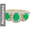 Image 1 : 1.68 ct Emerald & Diamond Ring 14kt Gold