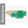 Image 1 : 4.28 ct Emerald & Diamond Ring 14kt Gold