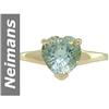 Image 1 : 2.00 ct Green Amethyst Ring 14kt Gold