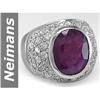 Image 1 : Stunning 11.76 ct  Rare Ruby & Diamond Ring 14kt Gold !