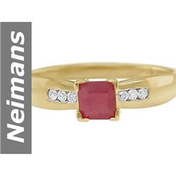 .46 ct Ruby & Diamond Ring 14kt Gold