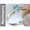 Image 1 : .51 ct Apatite & Diamond Ring 14kt Gold