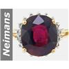 Image 1 : 7.75 ct Pink Tourmaline & Diamond Ring 14kt Gold