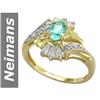 Image 1 : .82 ct Apatite & Diamond Ring 14kt Gold