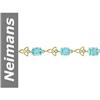 Image 1 : 19.80 ct Blue Zircon Bracelet 14kt Gold