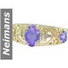 Image 1 : 1.21 ct Tanzanite & Diamond Ring 14kt Gold