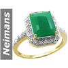 Image 1 : 4.97 ct Emerald & Diamond Ring 14kt Gold