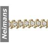 Image 1 : 4.45 ct Diamond Bracelet 14kt Gold