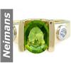 Image 1 : 2.86 ct Peridot & White Sapphire Ring 14kt Gold