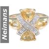 Image 1 : 1.79 ct Citrine & Diamond Ring 14kt Gold