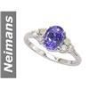 Image 1 : 1.55 ct Tanzanite & Diamond Ring 14kt Gold