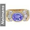 Image 1 : 2.80 ct Tanzanite & Diamond Ring 14kt Gold