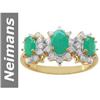 Image 1 : 1.64 ct Emerald & Diamond Ring 14kt Gold