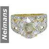 Image 1 : 4.72 ct White Morganite & Diamond Ring 14kt Gold