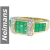 Image 1 : 1.74 ct Emerald & Diamond Ring 14kt Gold