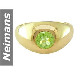 .85 ct Peridot Ring 14kt Gold