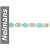 Image 1 : 15.40 ct Blue Zircon Bracelet 14kt Gold