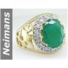Image 1 : 5.74 ct Emerald & Diamond Ring 14kt Gold