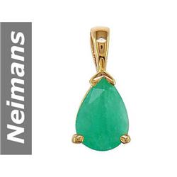 .70 ct Emerald Pendant 14kt Gold