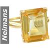 Image 1 : 8.00 ct Citrine Ring 14kt Gold
