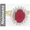 Image 1 : 2.38 ct Ruby & Diamond Ring 14kt Gold