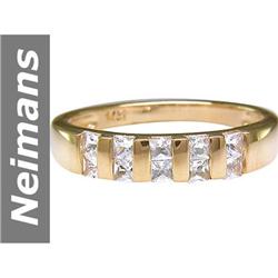 1.00 ct White Sapphire Ring 14kt Gold