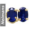 Image 1 : 1.20 ct Sapphire Earrings 14kt Gold