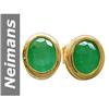 Image 1 : 1.00 ct Emerald Earrings 14kt Gold