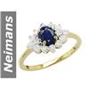 Image 1 : 1.02 ct Sapphire & Diamond Ring 14kt Gold