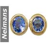 Image 1 : .70 ct Tanzanite Earrings 14kt Gold