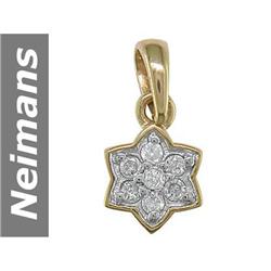 .13 ct Diamond Pendant 14kt Gold