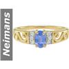 Image 1 : .77 ct Tanzanite & Diamond Ring 14kt Gold