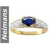 Image 1 : 1.08 ct Sapphire & Diamond Ring 14kt Gold