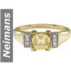 Image 1 : .63 ct Citrine & Diamond Ring 14kt Gold