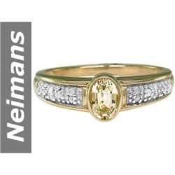 .51 ct Citrine & Diamond Ring 14kt Gold