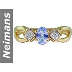 .51 ct Tanzanite & Diamond Ring 14kt Gold