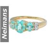 Image 1 : 2.00 ct Apatite & Diamond Ring 14kt Gold