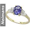 Image 1 : 1.55 ct Tanzanite & Diamond Ring 14kt Gold