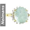 Image 1 : 7.00 ct Aquamarine & Diamond Ring 14kt Gold