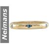 Image 1 : .15 ct Blue Diamond Ring 14kt Gold