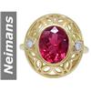 Image 1 : 2.68 ct Pink Tourmaline & Diamond Ring 14kt Gold
