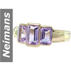 2 ct Amethyst Ring 14kt Gold