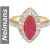 Image 1 : 2.42 ct Ruby & Diamond Ring 14kt Gold