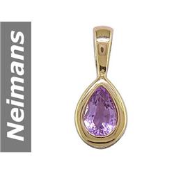 .25 ct Amethyst Pendant 14kt Gold