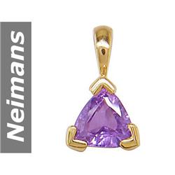 .75 ct Amethyst Pendant 14kt Gold