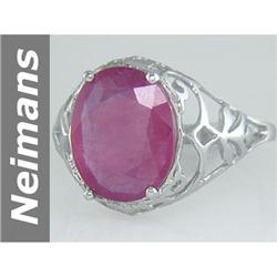 Stunning 6 ct  Rare Ruby Ring 14kt Gold