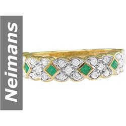 .43 ct Emerald & Diamond Ring 14kt Gold
